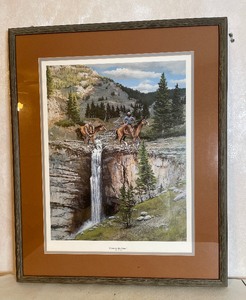 lot 31 image: Close to the Edge by Rick Kelley Framed