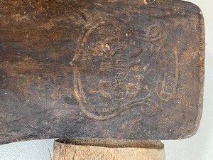 lot 56 image: HSB OVB Our Very Best Embossed Axe and Handle