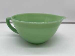 lot 97 image: Jadeite Fire King Batter Bowl