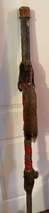 lot 178 image: Native American Medicine Man Walking Stick Ceremonial Staff