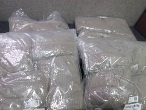 5 - 4 pks Khaki Dining Chair Covers...