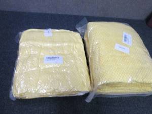 2 Yellow Sofa Covers...