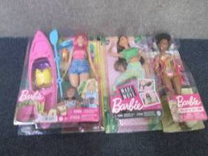 3 Assorted Barbie Dolls...