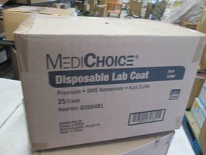 Case of 25 Medichoice Large Blue Di...