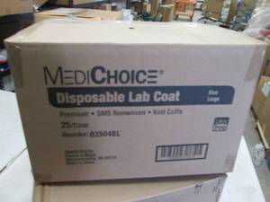 Case of 25 Medichoice Large Blue Di...