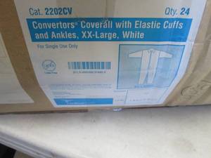 Case of 24 2XL White Coveralls ...