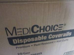 Box of 2XL White Coveralls ...