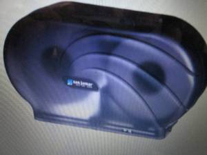 San Jamar R4090TBK Twin 9 Jumbo To...