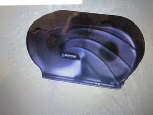 San Jamar R4090TBK Twin 9 Jumbo To...