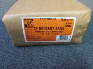 Pack of 500 2# Natural Lunch Bags...