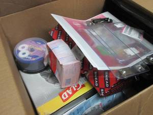 Box of Assorted Office Products...
