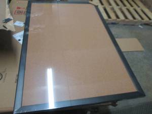 Black Framed Cork Board 23x35 inche...