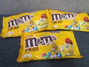 3- 10.57 oz Bags Fun Size Peanut M&...