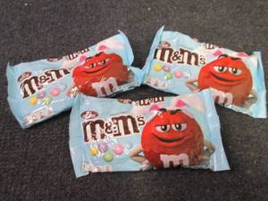 3- 10 oz Bags M&Ms...