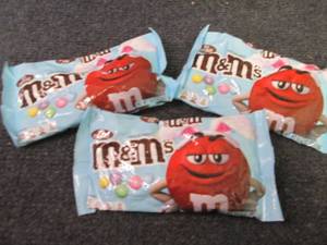 3- 10 oz Bags M&Ms...