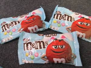 3- 10 oz Bags M&Ms...