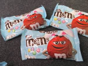 3- 10 oz Bags M&Ms...