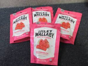 4- 7.05 oz Wiley Wallaby Watermelon...