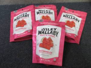 4- 7.05 oz Wiley Wallaby Watermelon...