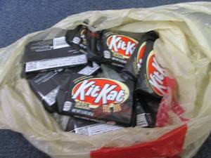 12- 1.5 oz KitKat Dark Bars...