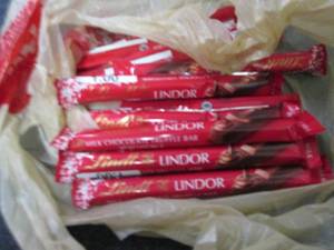12- Lindor Truffle Bars...