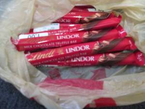 12- Lindor Truffle Bars...