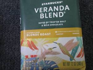 3- 12 oz Starbucks Veranda Blend G...