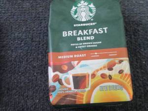 3- 12 oz Starbucks Breakfast Blend...