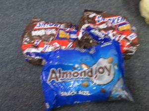 3 Bags Snickers & Almond Joy...
