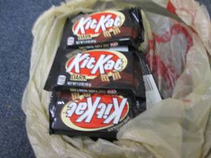 12- 1.5 oz KitKat Dark Bars...