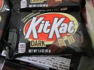 12- 1.5 oz KitKat Dark Bars...