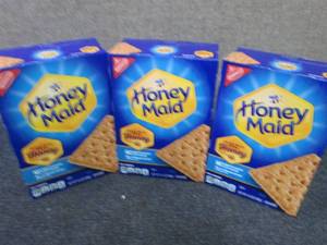 3- 14.4 oz Boxes Honey Maid Graham ...