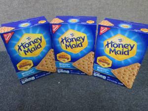 3- 14.4 oz Boxes Honey Maid Graham ...