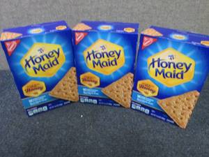 3- 14.4 oz Boxes Honey Maid Graham ...