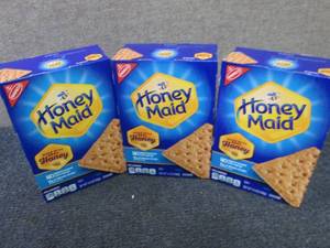 3- 14.4 oz Boxes Honey Maid Graham ...