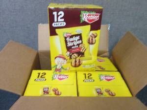 4- 12 pks Keebler Fudge Stripe Mini...