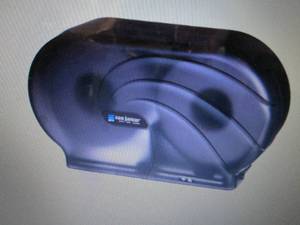 San Jamar R4090TBK Twin 9 Jumbo To...