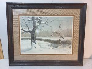 Framed Maynard Reece Print