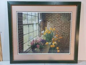 Framed Flower House Morning Print By Phillip Philbeck