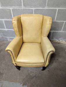 Childs Leather Wingback Chair