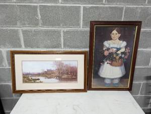 Two Pieces of Framed Art