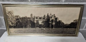 Framed Picture of Warthill House in Scotland