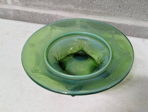 Green Opalescent Bowl