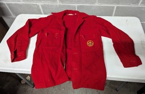 Wool Jacket with Boy Scout Patches