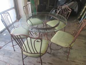 (G) 45 Round Beveled Glass Top Tab...