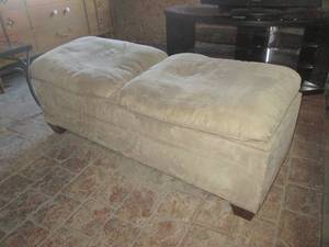 (G) Cushioned Top Bench with Storag...