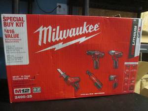 (R) Milwaukee M12 5-Tool Combo Kit ...