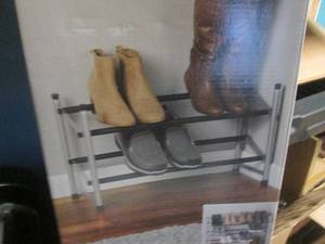 (R) 2-Tier Expandable Shoe Rack Hol...