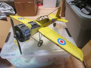 (R) Metal Hanging Airplane 20 Long...