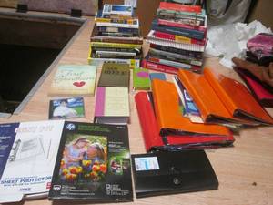 (R) Assortment of Books and Binders...